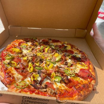 Miguel's Pizza - Bacon, Sausage, Bacon, Jalapeños, Banana Peppers, Green Olives, & Fresh Mozzarella.. literally mouth watering !!! Bravo! - Pizza Near Me - Slade, Kentucky Miguel's Pizza - Bacon, Sausage, Bacon, Jalapeños, Banana Peppers, Green Olives, & Fresh Mozzarella.. literally mouth watering !!! Bravo! - Pizza Near Me - Slade, Kentucky