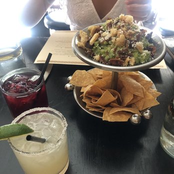 Maya - Traditional Margarita with aqua Agua Fresca and bacon guacamole - Mexican Near Me - New York, New York