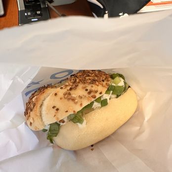 Miopane - Sour cream and onion bagel. - Bakeries Near Me - Pasadena, California