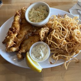 Cod fish fry, haystacks, tarter, coleslaw Cod fish fry, haystacks, tarter, coleslaw