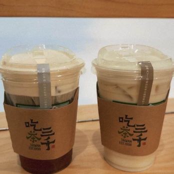 CHICHA San Chen - Cassia black tea with mousse & Osmanthus oolong tea with organic milk - Bubble Tea Near Me - Chino, California CHICHA San Chen - Cassia black tea with mousse & Osmanthus oolong tea with organic milk - Bubble Tea Near Me - Chino, California