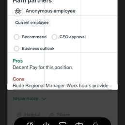 Review of employee Review of employee