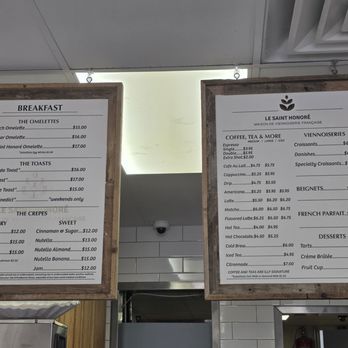 Le Saint Honore - menu - Bakeries Near Me - Dana Point, California Le Saint Honore - menu - Bakeries Near Me - Dana Point, California