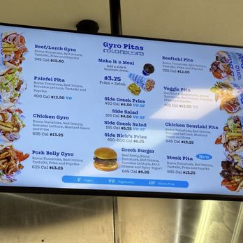 Nick the Greek - Menu September 2025 - Greek Near Me - San Francisco, California