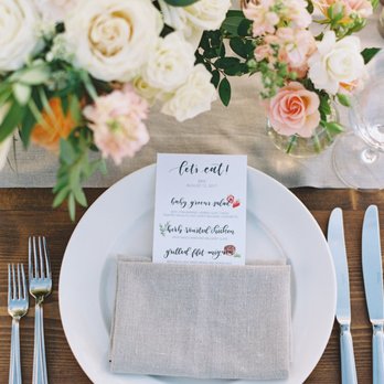 Lightning Press - Ken helped me play around with sizing for these custom menus I made for my wedding. - Printing Services Near Me - Santa Clara, California