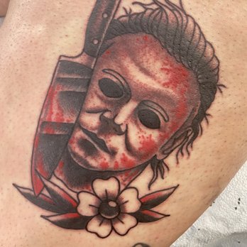 Port Side Tattoo - Michael Myers by Jake Emery - Tattoo Near Me - San Diego, California Port Side Tattoo - Michael Myers by Jake Emery - Tattoo Near Me - San Diego, California
