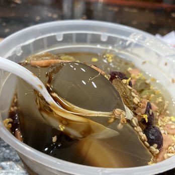 Jiu Fu Cafe 明记 - 红糖冰粉 brown sugar ice jelly - Chinese Near Me - Houston, Texas Jiu Fu Cafe 明记 - 红糖冰粉 brown sugar ice jelly - Chinese Near Me - Houston, Texas
