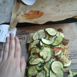 Less sauce the second time and less flavor.