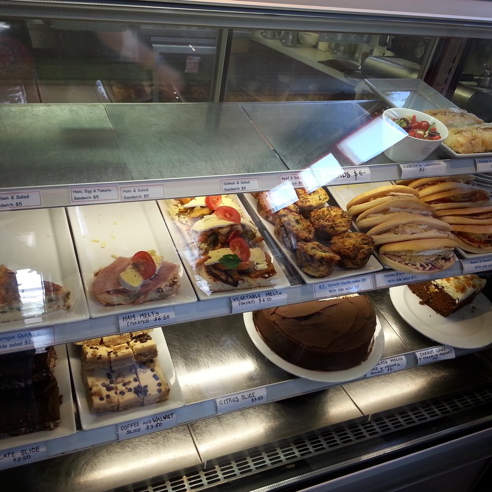 Cahoots Cafe - Display case (limited selection after main lunch hour). - Cafes Near Me - Greytown, WGN