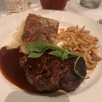 Summit House - 7oz Filet Mignon, Au Gratin Potato - Steakhouses Near Me - Fullerton, California Summit House - 7oz Filet Mignon, Au Gratin Potato - Steakhouses Near Me - Fullerton, California