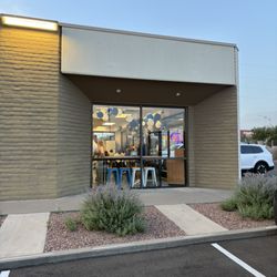Outside