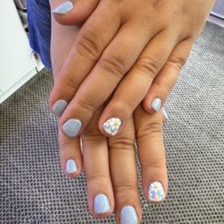 Spa Blue - Nail art