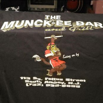 Munckee Bar & Grill - Munckee Bar shirt - Bars Near Me - South Amboy, New Jersey Munckee Bar & Grill - Munckee Bar shirt - Bars Near Me - South Amboy, New Jersey