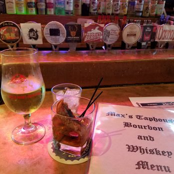 Max's Taphouse - Bacon infused bourbon with a piece of bacon in it! - American Near Me - Baltimore, Maryland Max's Taphouse - Bacon infused bourbon with a piece of bacon in it! - American Near Me - Baltimore, Maryland