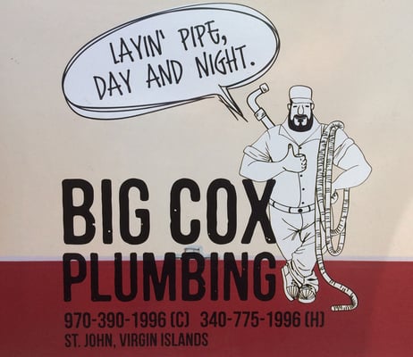 Big Cox Plumbing Logo