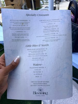 Menu photo 4 Blooming Floral Cafe Tampa, FL