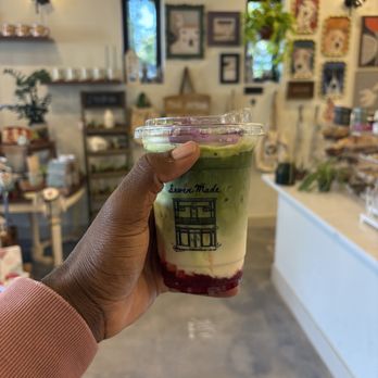 Seven Made - Strawberry matcha latte - Coffee & Tea Near Me - Clermont, Florida