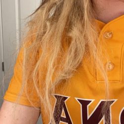 Moxie Salon and Beauty Bar - My hair after taking it out of a bun after 1 game (minimal sweating occurred)