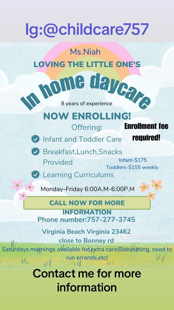 CHILDCARE757 Request Consultation Virginia Beach, Virginia Child