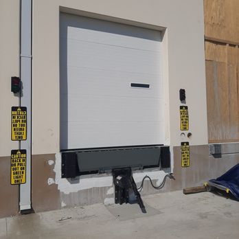 H&H Dock And Doors - Completed loading dock with sectional door. - Garage Door Services Near Me - Albemarle, North Carolina H&H Dock And Doors - Completed loading dock with sectional door. - Garage Door Services Near Me - Albemarle, North Carolina