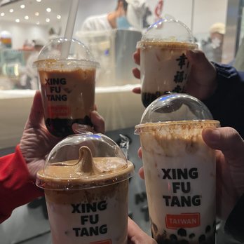 Xing Fu Tang - Dalgona Coffee Boba Milk, Brown Sugar Boba Milk, boba milk tea - Bubble Tea Near Me - Flushing, New York Xing Fu Tang - Dalgona Coffee Boba Milk, Brown Sugar Boba Milk, boba milk tea - Bubble Tea Near Me - Flushing, New York