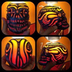 Wax & Beyond - One of our small tribal skull candles