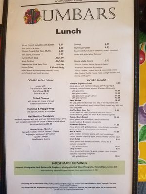 Menu photo 3 Jumbars Bethlehem, PA