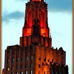 The Power and Light Building - The Glowing Lantern at Dusk. -Photo by Eric Bowers