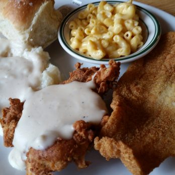 The Rustic Garden - Catfish & Chicken Fried Chicken Combo Plate - American Near Me - Bland, Missouri