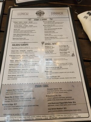 Menu photo 4 O'Toole's Libertyville, IL
