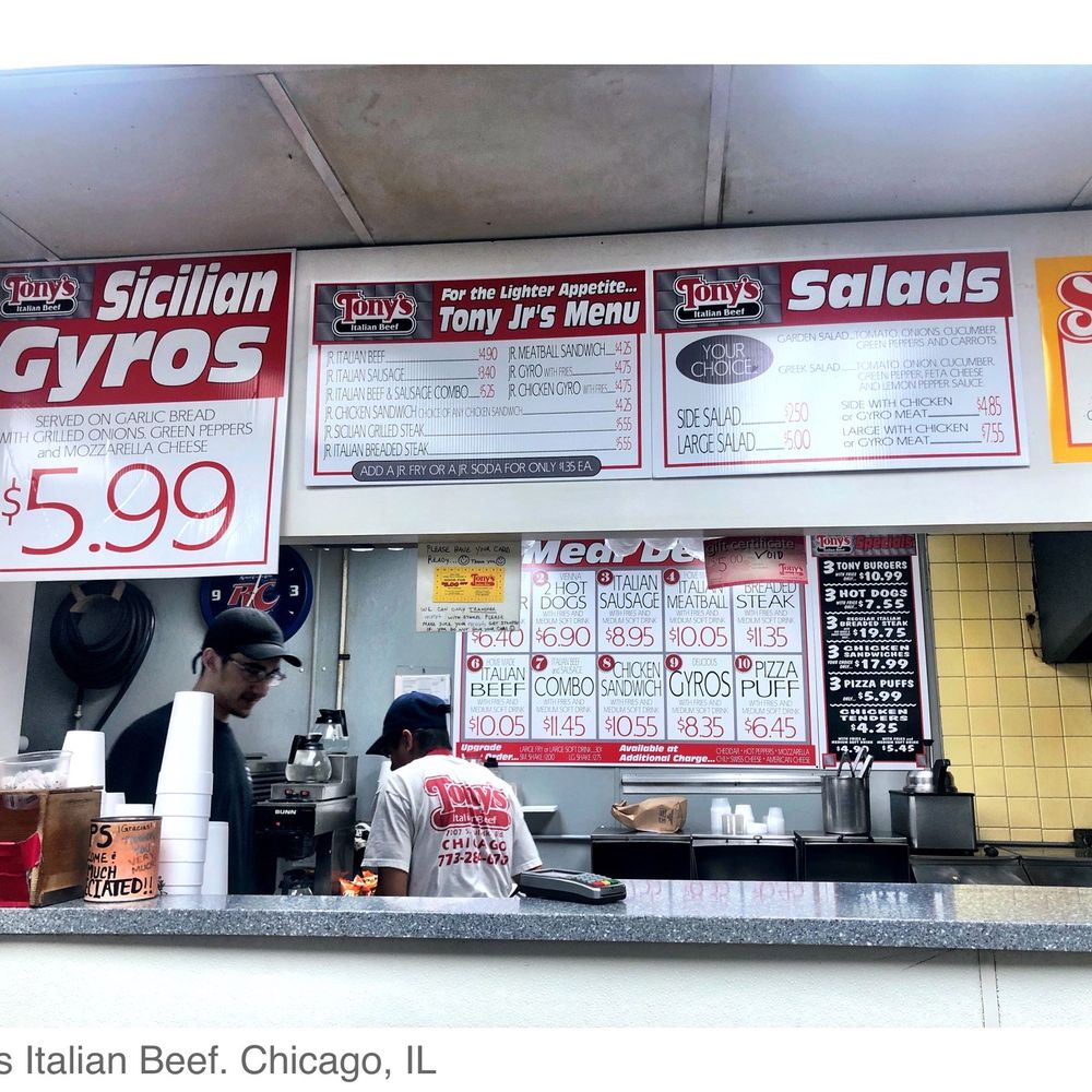 Tony's Italian Beef - Italian Near Me - Chicago, Illinois Tony's Italian Beef - Italian Near Me - Chicago, Illinois
