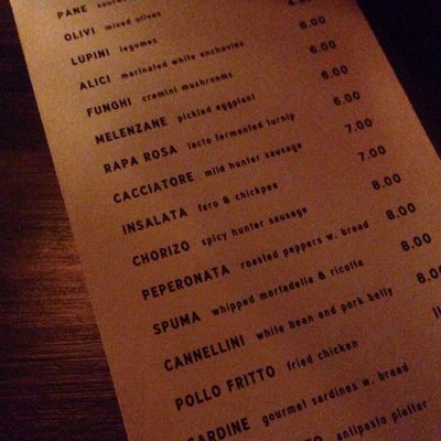 Menu photo 6 Birreria Volo Toronto, ON
