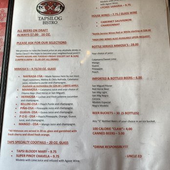 Tapsilog Bistro - Menu - Filipino Near Me - Campbell, California Tapsilog Bistro - Menu - Filipino Near Me - Campbell, California