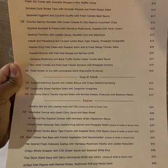 Chef Chai - Menu - Asian Fusion Near Me - Honolulu, Hawaii