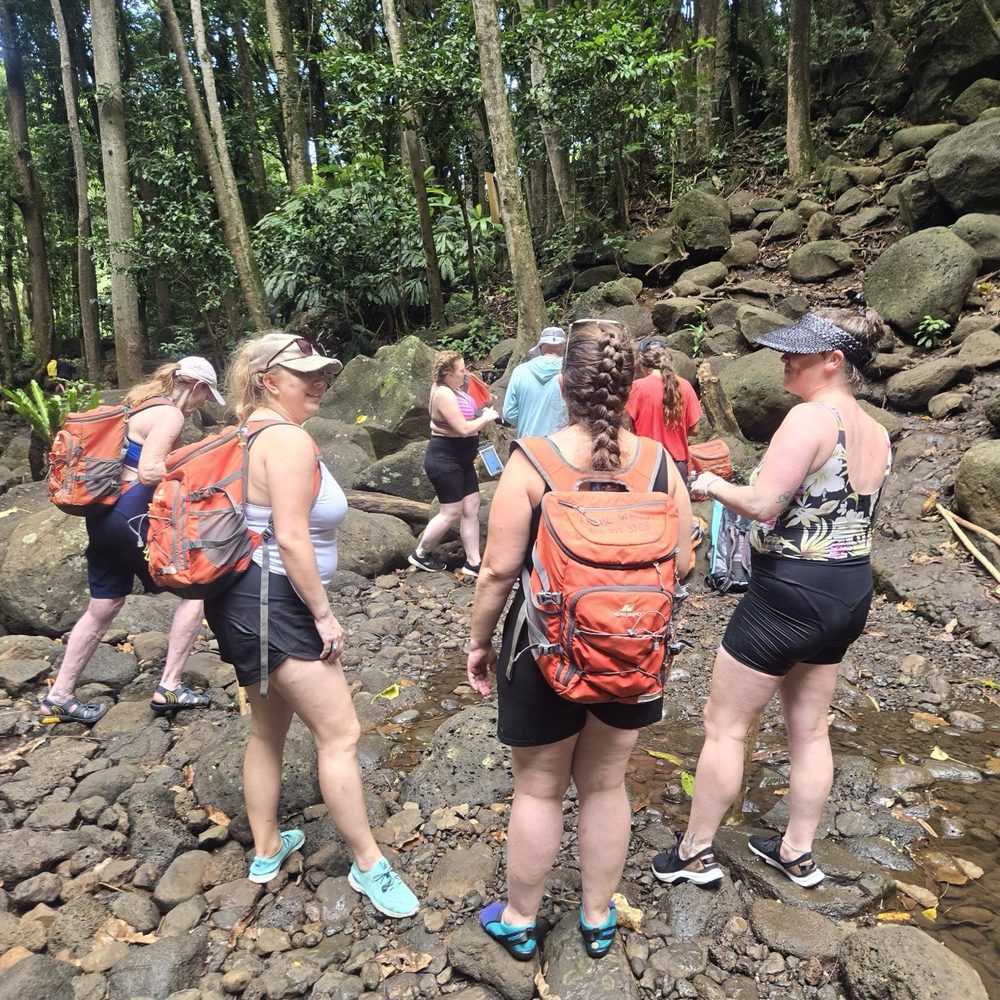 Kayak Wailua Tours - On the hike - Tours Near Me - Kapaa, Hawaii
