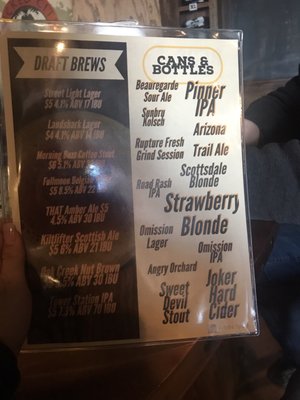 Menu photo 5 Wicked City Brew Jerome, AZ