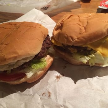 P. Terry's Burger Stand - Regular burger and double cheese burger - Burgers Near Me - Austin, Texas