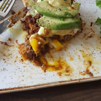 First Watch - Barbacoa Benedict. So good with the poached eggs, avocado, hollandaise and cilantro. A must try - Breakfast & Brunch Near Me - Winter Garden, Florida