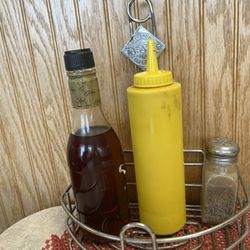 Hamburger Station - Dirty mustard bottle.