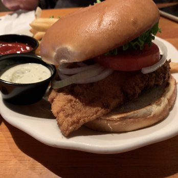 Thirsty Whale - Fried Haddock Sandwich - American Near Me - Bar Harbor, Maine