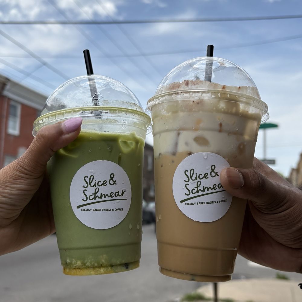 Slice & Schmear - Mango Matcha and Tiramisu Latte - Bagels Near Me - Philadelphia, Pennsylvania Slice & Schmear - Mango Matcha and Tiramisu Latte - Bagels Near Me - Philadelphia, Pennsylvania