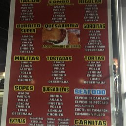Menu Menu