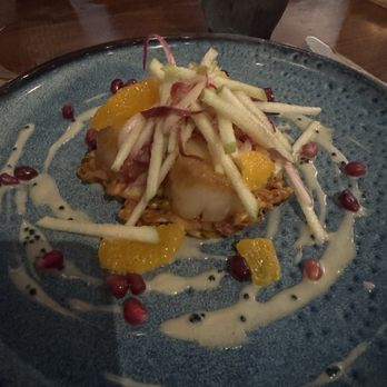Group Therapy - Pan roasted sea scallops - Wine Bars Near Me - Austin, Texas Group Therapy - Pan roasted sea scallops - Wine Bars Near Me - Austin, Texas
