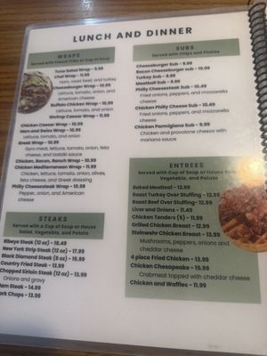 Menu photo 2 Steinwehr Diner Gettysburg, PA Menu photo 2 Steinwehr Diner Gettysburg, PA