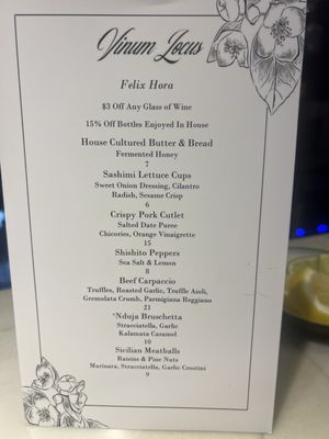 Menu photo 8 Vinum Locus San Diego, CA Menu photo 8 Vinum Locus San Diego, CA