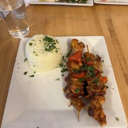 Chicken Thigh Kabob Plate no sauce
