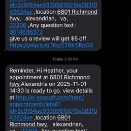 Ready to go, but not really. Got the text so I was in their system. Doesn't mean much, I guess. Ready to go, but not really. Got the text so I was in their system. Doesn't mean much, I guess.