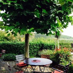 Gutsschänke Langehof - Terasse @Langehof mit Fernblick