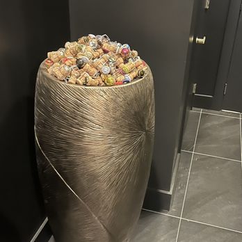 Six Twists - a trash can in a public restroom - Champagne Bars Near Me - Fredericksburg, Texas Six Twists - a trash can in a public restroom - Champagne Bars Near Me - Fredericksburg, Texas