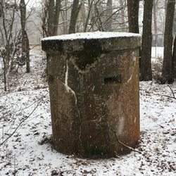 Einmannbunker - Rückwärtige Ansicht